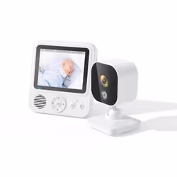 Moniteur vidéo avec caméra INF - Vision nocturne infrarouge - 100m de portée de transmission - 2MP (1080p)