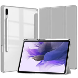 Étui pour tablette - INF - Samsung Galaxy Tab S9FE/S9plus 12.4 - Cuir PU - Antichoc - Support multi-angle