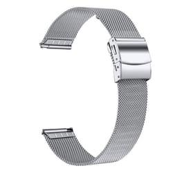 INF Bracelet de montre en acier inoxydable pour Garmin Venu 3S / Forerunner 265s Argent