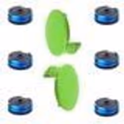 Bobine de rechange et ensemble de couvercles pour coupe-bordures Greenworks - INF - 6 bobines