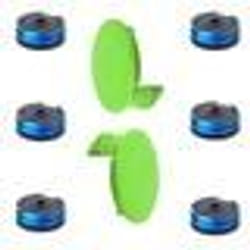 Bobine de rechange et ensemble de couvercles pour coupe-bordures Greenworks - INF - 6 bobines