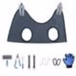 INF Hamac de toilettage pour animaux 11 pièces Gris S