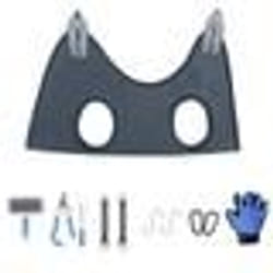 INF Hamac de toilettage pour animaux 11 pièces Gris S