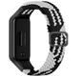 INF Bracelet actif Xiaomi Band 8 - Nylon respirant Noir + Blanc