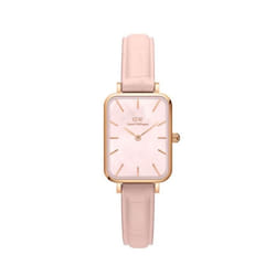 Montre Femme DANIEL WELLINGTON QUADRO en Cuir Rose - 240241