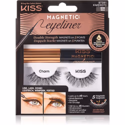 Faites de votre rêve de cils longs et fournis une réalité. Les faux-cils KISS Magnetic Eyeliner & Eyelash Kit vous assure ...