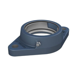 Unité à roulements à bride SKF diam int 52mm, 2 trous de fixations en Fonte ( Prix pour 1 )