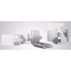 Matériau = Acier Inoxydable Epaisseur = 0.1mm Longueur = 125mm Largeur = 125mm Largeur de fente = 45mm Couleur = Gris Les cal ...