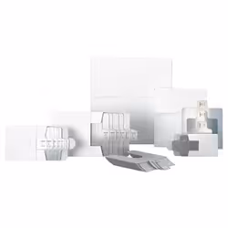 Matériau = Acier inoxydable Epaisseur = 0.1mm Longueur = 100mm Largeur = 100mm Largeur de fente = 32mm Couleur = Gris Les cal ...