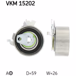 Galet tendeur, courroie de distribution SKF VKM 15202