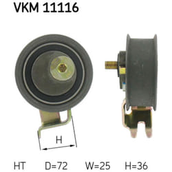 Galet tendeur, courroie de distribution SKF VKM 11116