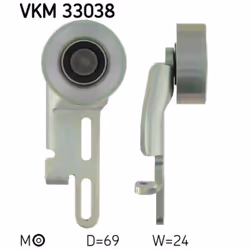 Galet tendeur, courroie d'accessoire SKF VKM 33038