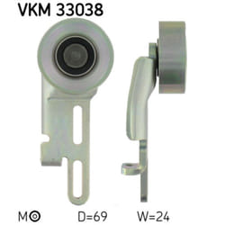 Galet tendeur, courroie d'accessoire SKF VKM 33038