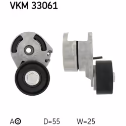 Tendeur de courroie, courroie trapézoïdale à nervures SKF VKM 33061
