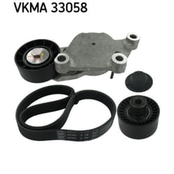 Jeu de courroies trapézoïdales à nervures SKF VKMA 33058