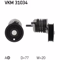 Galet tendeur, courroie d'accessoire SKF VKM 31034