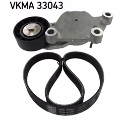 Jeu de courroies trapézoïdales à nervures SKF VKMA 33043
