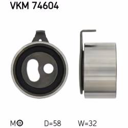 Galet tendeur, courroie de distribution SKF VKM 74604