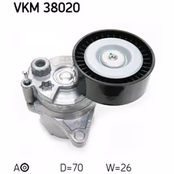 Galet tendeur, courroie d'accessoire SKF VKM 38020