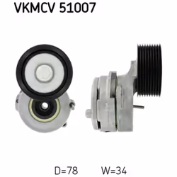 Galet tendeur, courroie d'accessoire SKF VKMCV 51007