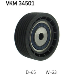Galet enrouleur de courroie d'accessoire SKF VKM 34501