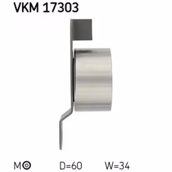 Galet tendeur, courroie de distribution SKF VKM 17303