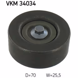 Galet enrouleur de courroie d'accessoire SKF VKM 34034