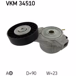 Galet tendeur, courroie d'accessoire SKF VKM 34510