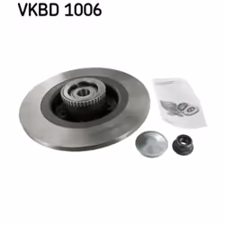 Disque de frein SKF VKBD 1006 arrière, plein, 1 pièce