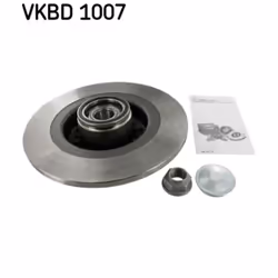 Disque de frein SKF VKBD 1007 arrière, plein, 1 pièce