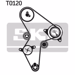 Kit distribution + pompe à eau SKF VKMC 03121