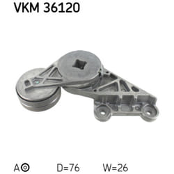 Galet tendeur, courroie d'accessoire SKF VKM 36120