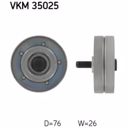 Galet enrouleur de courroie d'accessoire SKF VKM 35025
