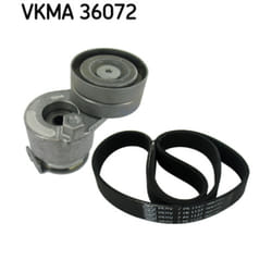 Jeu de courroies trapézoïdales à nervures SKF VKMA 36072