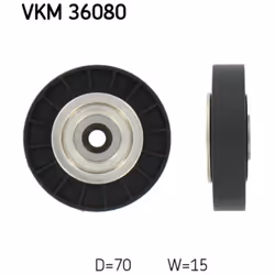 Galet enrouleur de courroie d'accessoire SKF VKM 36080