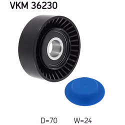 Galet enrouleur de courroie d'accessoire SKF VKM 36230