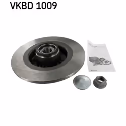 Disque de frein SKF VKBD 1009 arrière, plein, 1 pièce