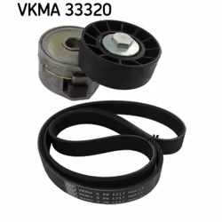 Jeu de courroies trapézoïdales à nervures SKF VKMA 33320