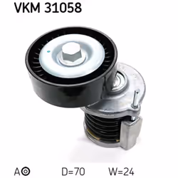 Galet tendeur, courroie d'accessoire SKF VKM 31058