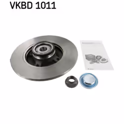 Disque de frein SKF VKBD 1011 arrière, plein, 1 pièce