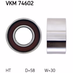 Galet tendeur, courroie de distribution SKF VKM 74602