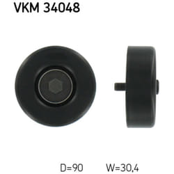 Galet enrouleur de courroie d'accessoire SKF VKM 34048
