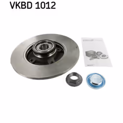 Disque de frein SKF VKBD 1012 arrière, plein, 1 pièce