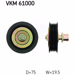 Galet enrouleur de courroie d'accessoire SKF VKM 61000