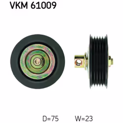 Galet enrouleur de courroie d'accessoire SKF VKM 61009