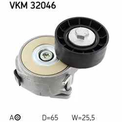 Tendeur de courroie, courroie trapézoïdale à nervures SKF VKM 32046
