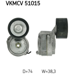 Galet tendeur, courroie d'accessoire SKF VKMCV 51015