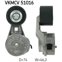 Galet tendeur, courroie d'accessoire SKF VKMCV 51016