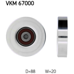 Galet enrouleur de courroie d'accessoire SKF VKM 67000