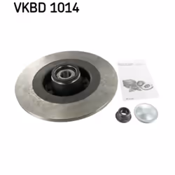 Disque de frein SKF VKBD 1014 arrière, plein, 1 pièce